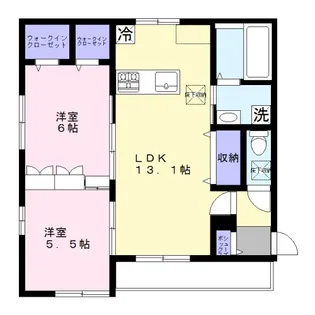 アートクレスト白幡2【1階】の間取り