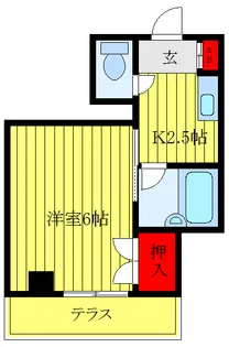 ドミール横田【1階】の間取り
