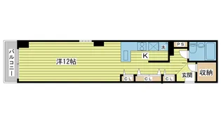 アパルトマンサンクフォイユ【2階】の間取り