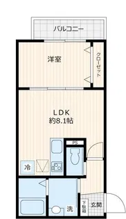サングレイスIII【2階】の間取り