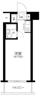 スカイノブレ川崎柳町【9階】の間取り