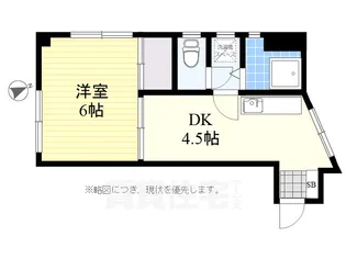 ハウスアゼリア【1階】の間取り
