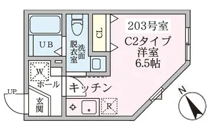 Rivera Bloom横浜【3階】の間取り