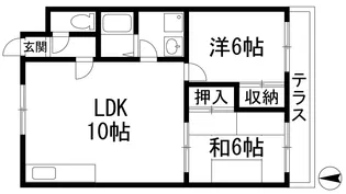 セレノ弐番館【2階】の間取り