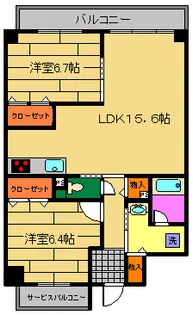 メゾン・ルーシア【4階】の間取り