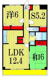 アレグリア芝山【2階】の間取り