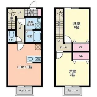 プレステージII【2階】の間取り