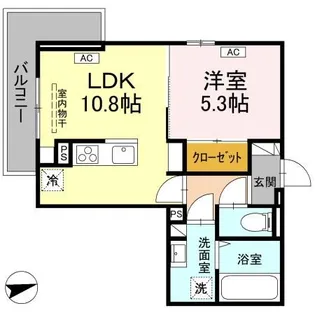 アルチェヴィータ【3階】の間取り