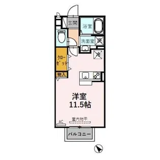 リエゾン E棟【2階】の間取り