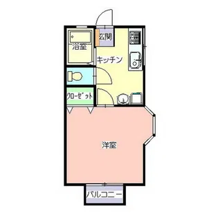 栄興ハイツA棟【1階】の間取り