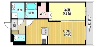 ヴィガラス緑町【1階】の間取り