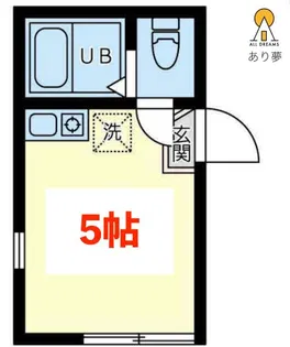 ユナイト岡沢マックスタイラー【1階】の間取り