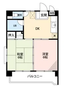 ゼウス大橋10【5階】の間取り