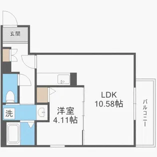リタリッチ寺塚【3階】の間取り