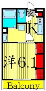 リブリ・エフエス宝町【1階】の間取り