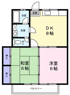 みつわコーポ【2階】の間取り