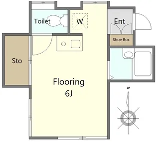 藤コーポ【2階】の間取り