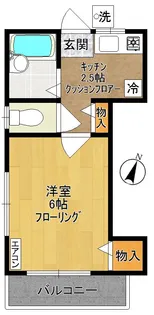 久川ハウス【2階】の間取り