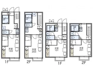 滝子【2階】の間取り