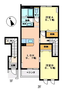 エクセール【2階】の間取り