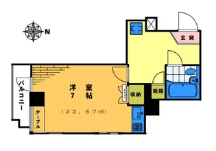 北新宿レジデンス【4階】の間取り