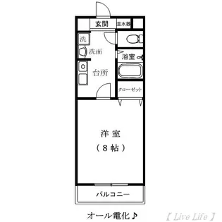 小城マンション【2階】の間取り