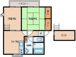 プロローグ辰野【2階】の間取り