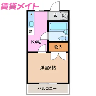 リバーサイドふじなみ【2階】の間取り