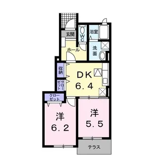 R150 FUKUDE【1階】の間取り