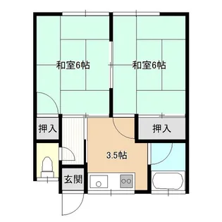 青山ダイヤリッチ【1階】の間取り