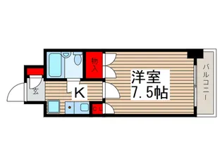 ベルシティ【6階】の間取り