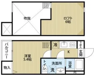 EXCEED【2階】の間取り