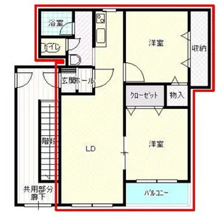 スワンプロムナード I【3階】の間取り