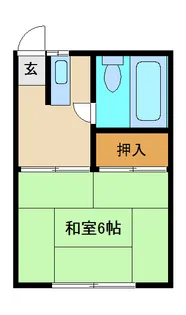 栄荘【2階】の間取り