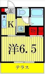 カーサソレイユ梅島【1階】の間取り
