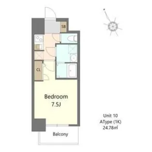 S-RESIDENCE堺浜寺broad【4階】の間取り