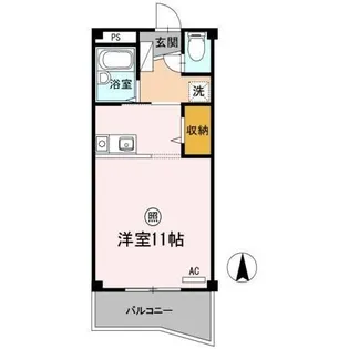 シティパルFUJU【5階】の間取り