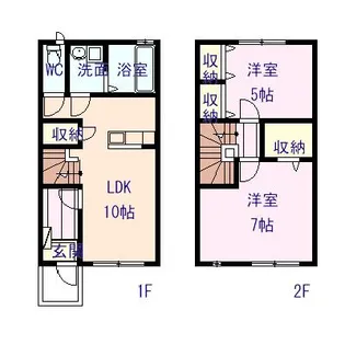 栃木県栃木市大宮町【一戸建】の間取り