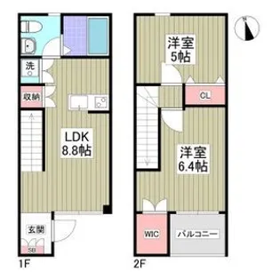 アンジュエールAの間取り