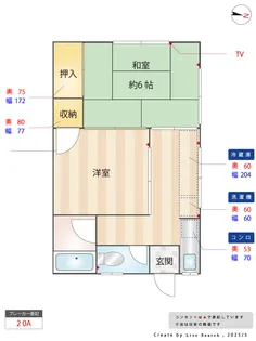 三春荘【1階】の間取り