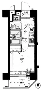 メインステージ恵比寿東【2階】の間取り