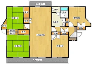 メゾン・ド・エスポワール【1階】の間取り