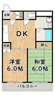 パークロッジ【2階】の間取り