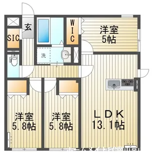 ベラパーシェ【2階】の間取り
