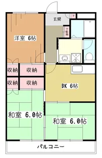コンフォート22【1階】の間取り