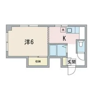 石田コーポ【3階】の間取り