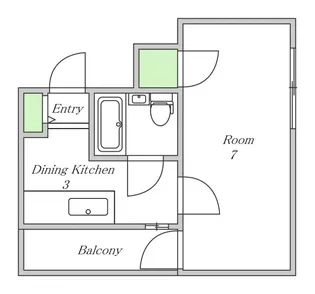 ブリリアンマンション【6階】の間取り