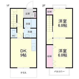 静岡県浜松市中央区幸4【一戸建】の間取り
