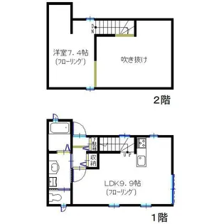 神奈川県藤沢市善行坂1【一戸建】の間取り