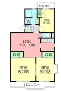エスティア【1階】の間取り